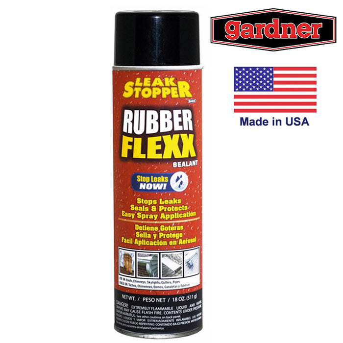 BREA EN SPRAY NEGRA RUBBER FLEXX 18 ONZAS