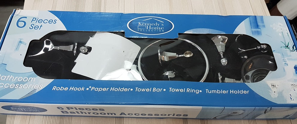 SET D/ACCESORIOS PARA BAÑOS SET 6PCS