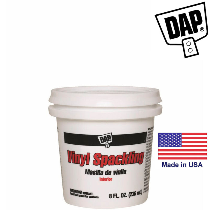MASILLA DE PARED "VINYL SPACKLING" (2) DAP 8 ONZAS