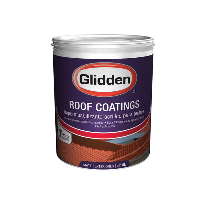 GLIDDEN ROOF COATING ROJO