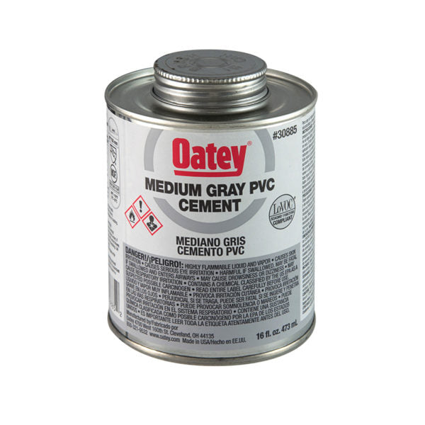 PEGAMENTO "OATEY" (2) PVC GRIS 1/2 PINTA
