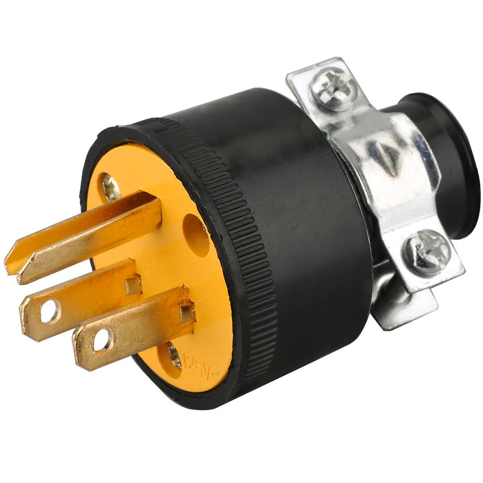 ENCHUFE MACHO (5) INDUSTRIAL SIN TIERRA 127V 15A