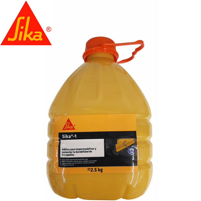 SIKA-1 2.5 KG IMPERMEABILIZANTE INTEGRAL PARA MORTERO
