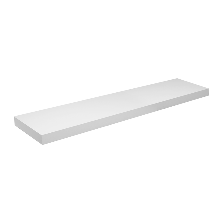 REPISA RECTA TENDENZA 4X25X100CM BLANCO