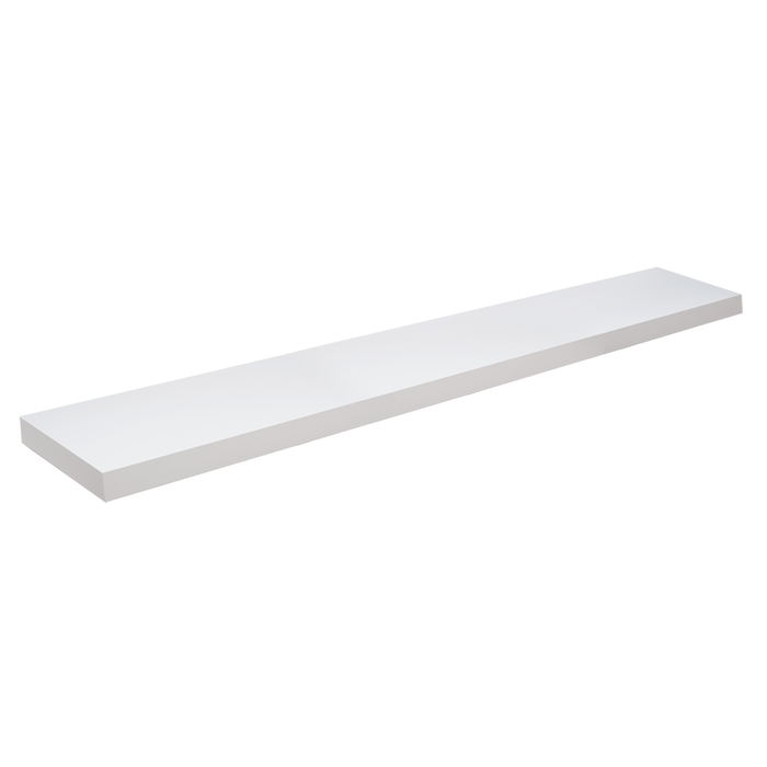 REPISA RECTA TENDENZA 4X25X150CM BLANCO