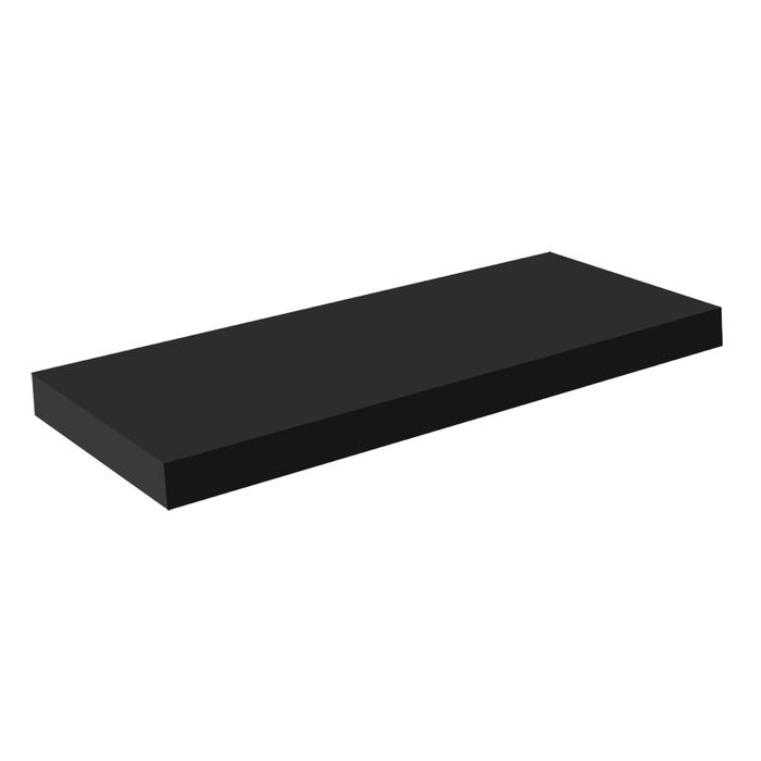 REPISA RECTA TENDENZA 4X25X60CM NEGRO