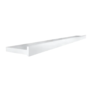 REPISA RECTA PORTA-CUADROS DECORARE SIMPLE 4X9X60CM BLANCO