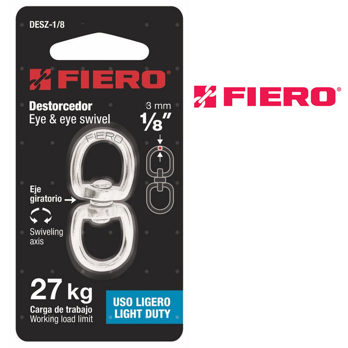 DESTORCEDOR "FIERO" DE ZINC PARA CABLE(1) 1/8"