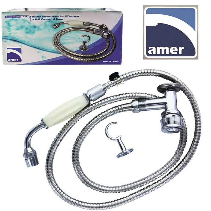 DUCHA SANITARIA 120 CM CON VACUM "AMER" TW 27A-017