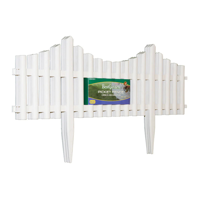 CERCA PARA JARDIN COLOR BLANCA