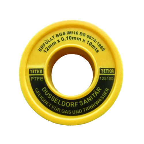 TEFLON CINTA AMARIL. 1/2X10MTS AMAR. GERMANY