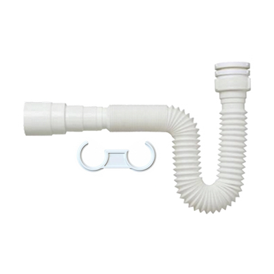 TRAMPA P/FREGADOR 1.1/4o1.1/2 BLANCO CON ADAP. ROSCABLE Y TUBULAR