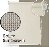 CORTINA ROLLER SUN SCREEN 5% 140X220 CHAMPAÑA