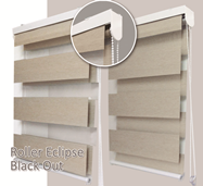CORTINA ROLLER ECLIPSE BLACK OUT 80X180 ARENA