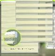 CORTINA ROLLER ZEBRA SEMI OPACA 180X180 IVORY