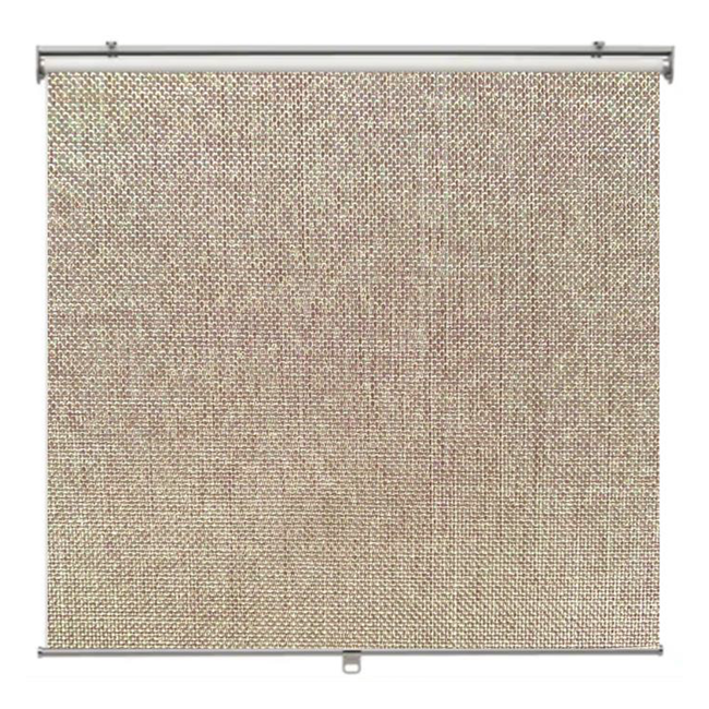 CORTINA ROLLER BLACKOUT CORDLESS MARRÓN CLARO 121.92X162.56