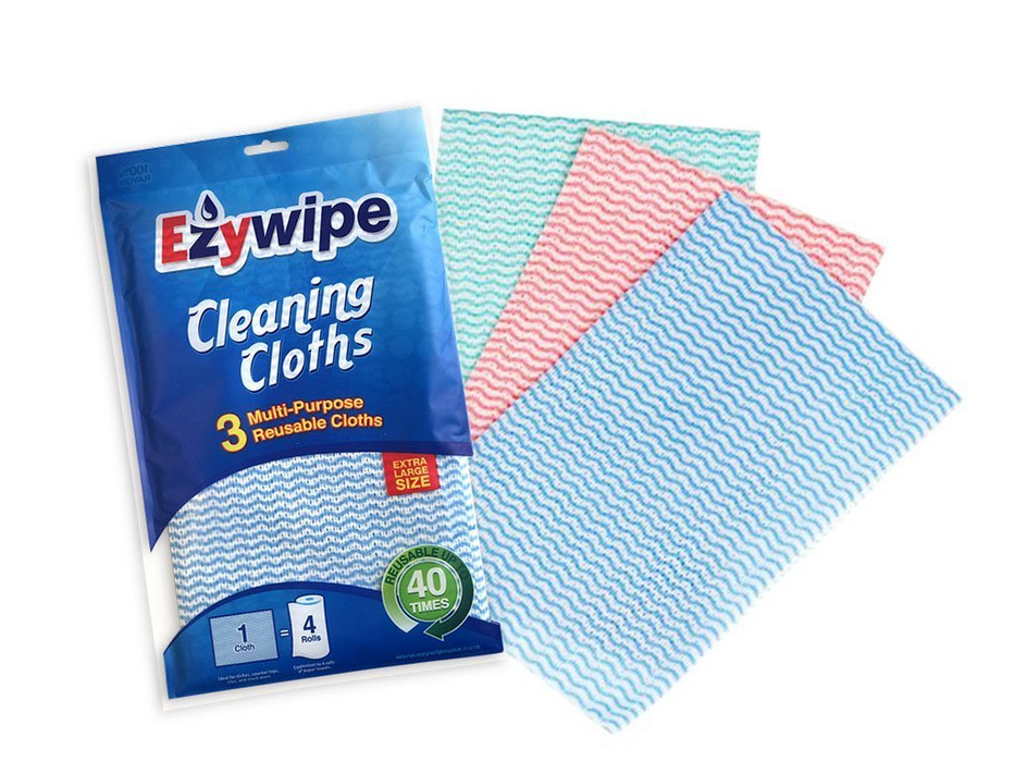 PAÑO MULTIUSO D/LIMPIEZA XL , REUTILIZABLE, RESISTENTE, BIODEGRADABLE, CANT X CAJA 24, 3 X PAQUETE