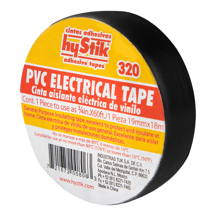 CINTA AISLANTE ELECTRICA D/VINILO 320 3/4X10 100UNXCJ