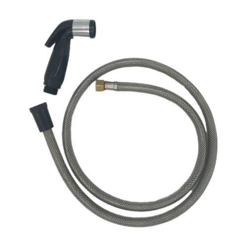 REGADERA CON MANGUERA, COLOR TOBERA NEGRA 3/8 MATERIAL PLASTICO