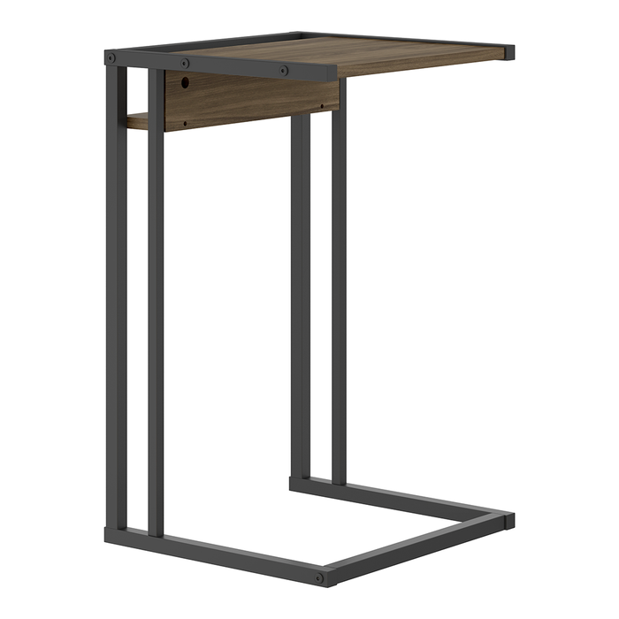 MESA DE ESQUINA LEGNO NEGRO MATE REF 1347