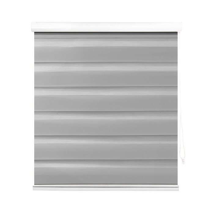 CORTINA ROLLER ZEBRA GRIS CLARO 213*249CM