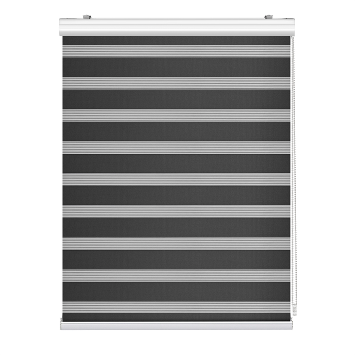CORTINA ROLLER ZEBRA GRIS OSCURO 183*249CM