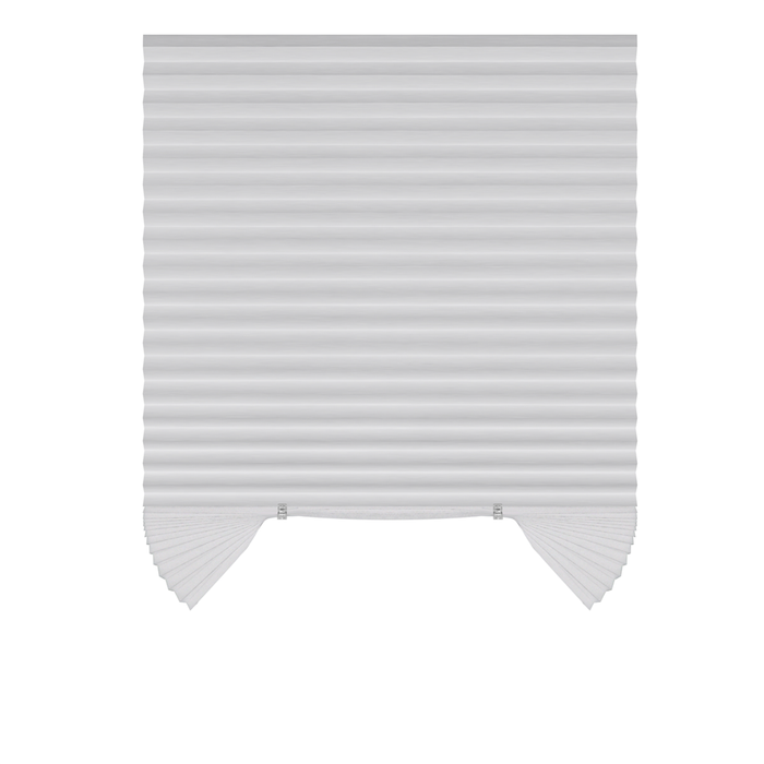 CORTINA PLISADA BLACKOUT BLANCA 90*190CM