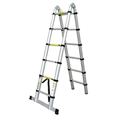 ESCALERA TELESCOPICA MULTIUSO D/ALUMINIO 6 ESCALONES