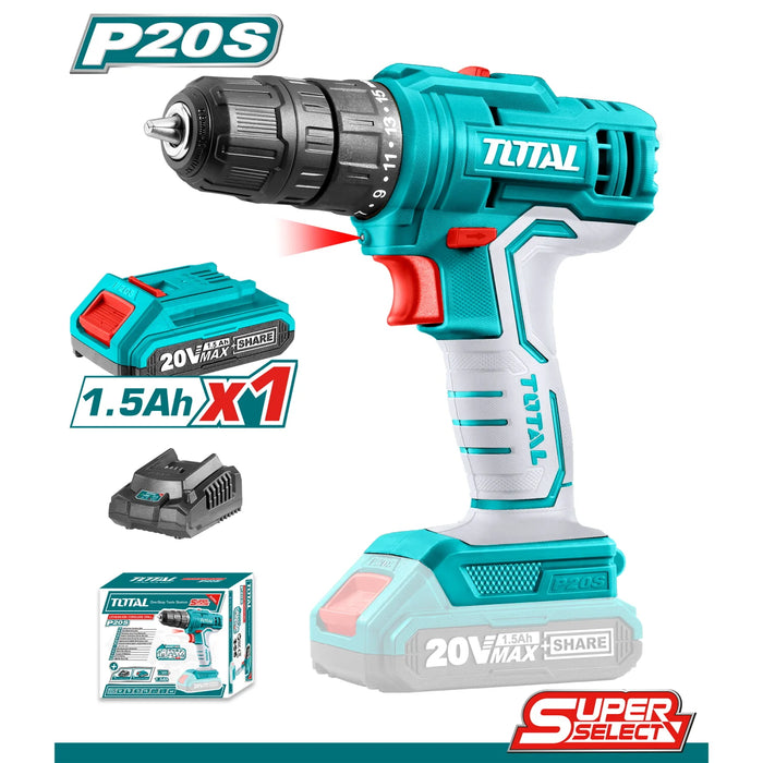 DRILL INALAMBRICO 20V 3/8" SIN PERCUTOR