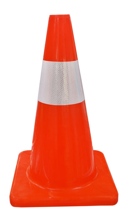 CONO DE TRAFICO DE PVC ALTURA DE 450 MM