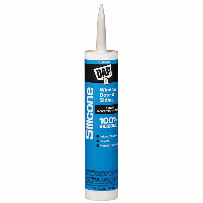SILICONE 100% "DAP" 10.3 ONZAS ALMENDRA