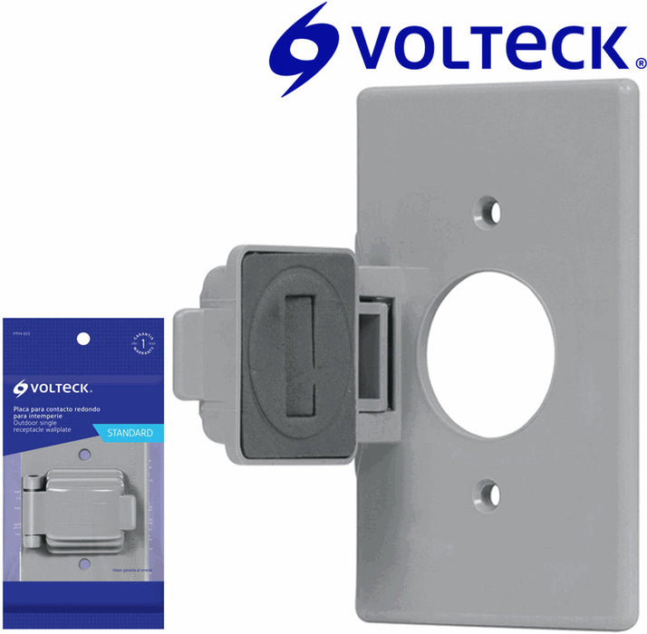 TAPA INTEMPERIE (1) VOLTECK PLASTICA SENCILLA