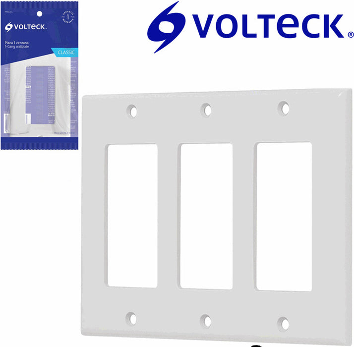 TAPA CLASSIC VENTANA (3)TRIPLE POLICARBONATO BLANCA