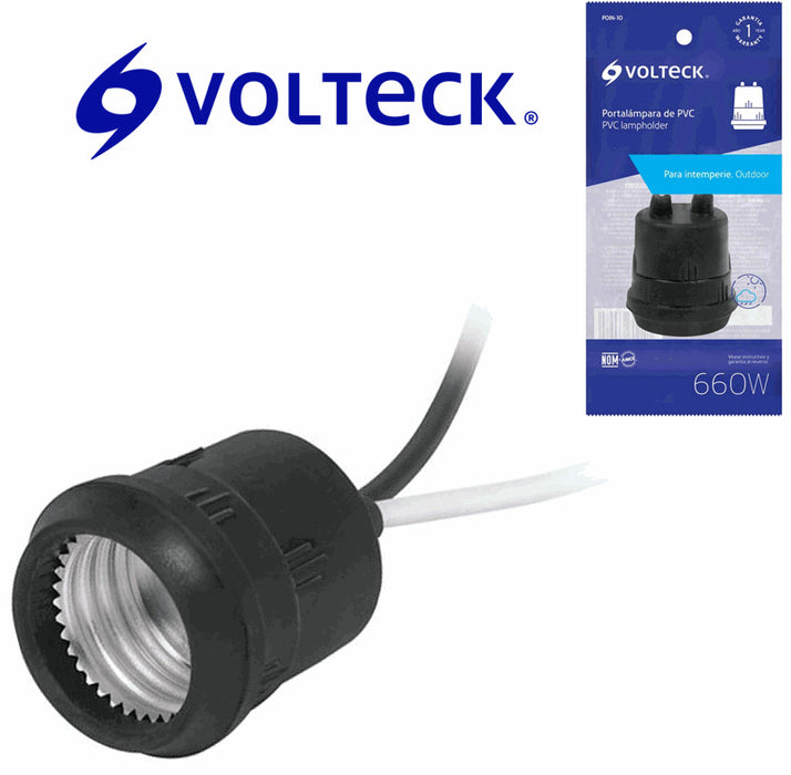 SOCKET (3) DE CAUCHO PARA INTEMPERIE "VOLTECK"