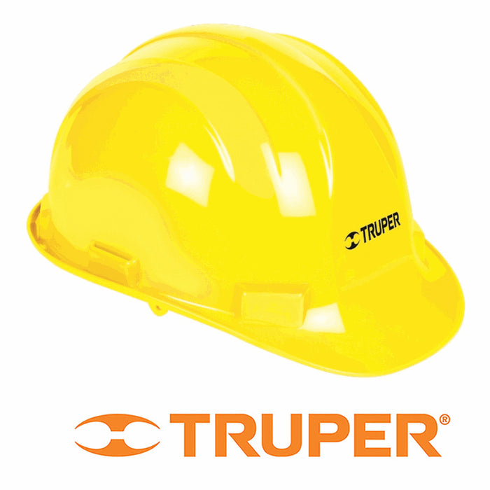 CASCO SEGURIDAD TRUPER AMARILLO AJUSTE DE PERILLA