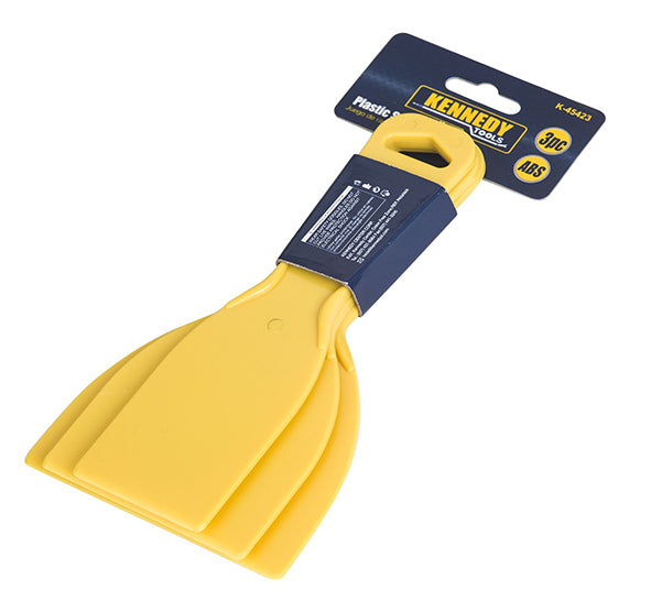 JUEGO DE RASPADORES PLASTICOS 50mm/2" 75mm/3" 100mm/4"