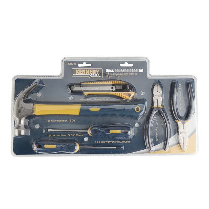 KIT DE HERRAMIENTAS PARA EL HOGAR - 6PZS