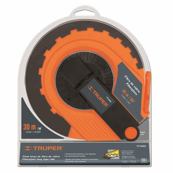 CINTA PARA INGENIERO (2) "TRUPER" FIBRA VIDRIO 30 METROS